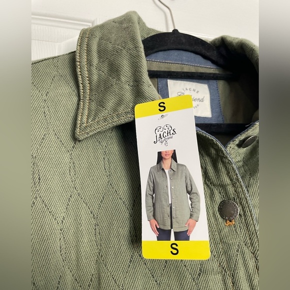 NWT Jachs Green Quilted Utility Jacket - Picture 7 of 8